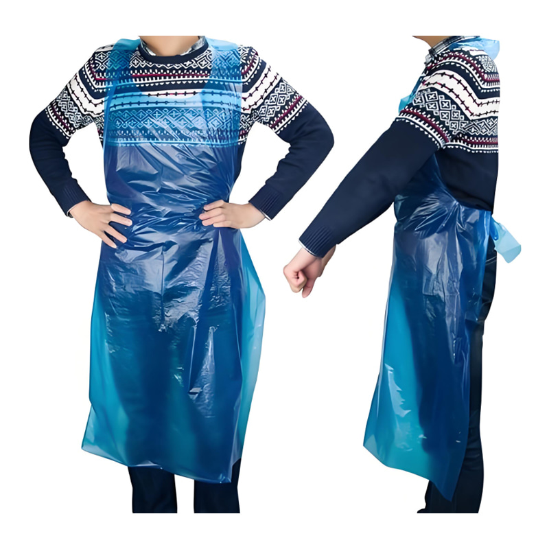 Creamy puting PE apron Creamy puting PE apron