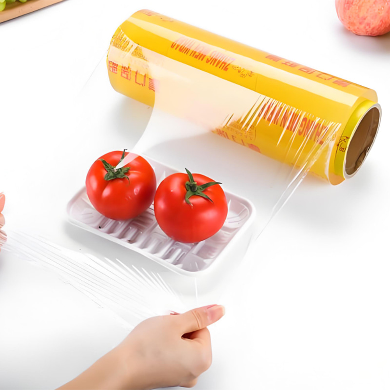 Highly transparent PVC cling film Highly transparent PVC cling film