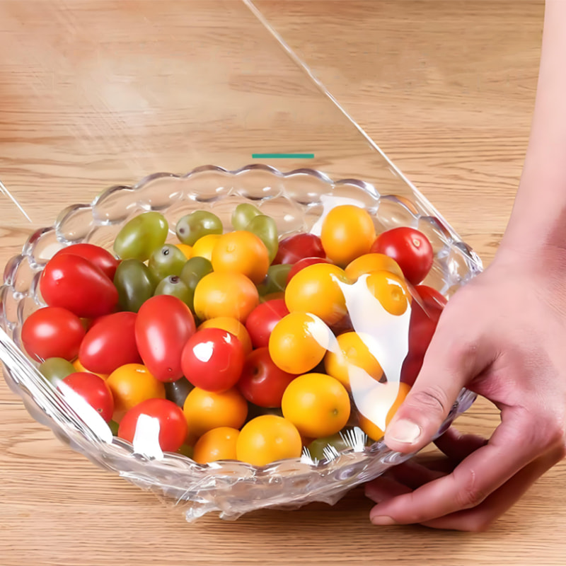 Highly transparent PVC cling film Highly transparent PVC cling film